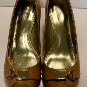 Coach Women's Brown Leather Heels